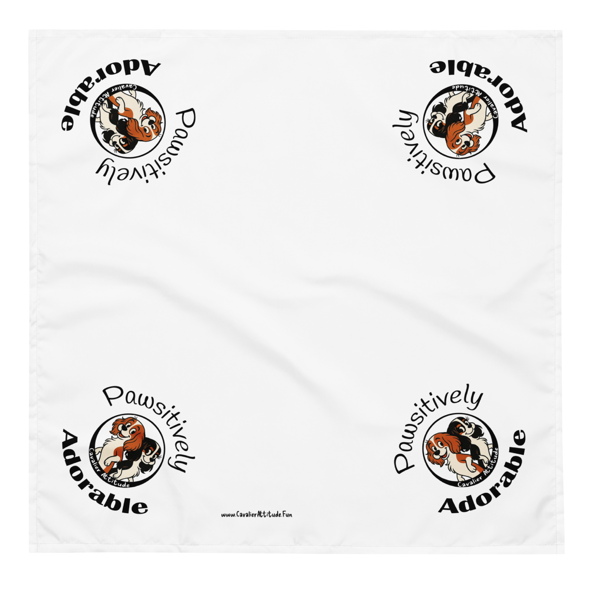 Pawsitively Adorable All-over print bandana