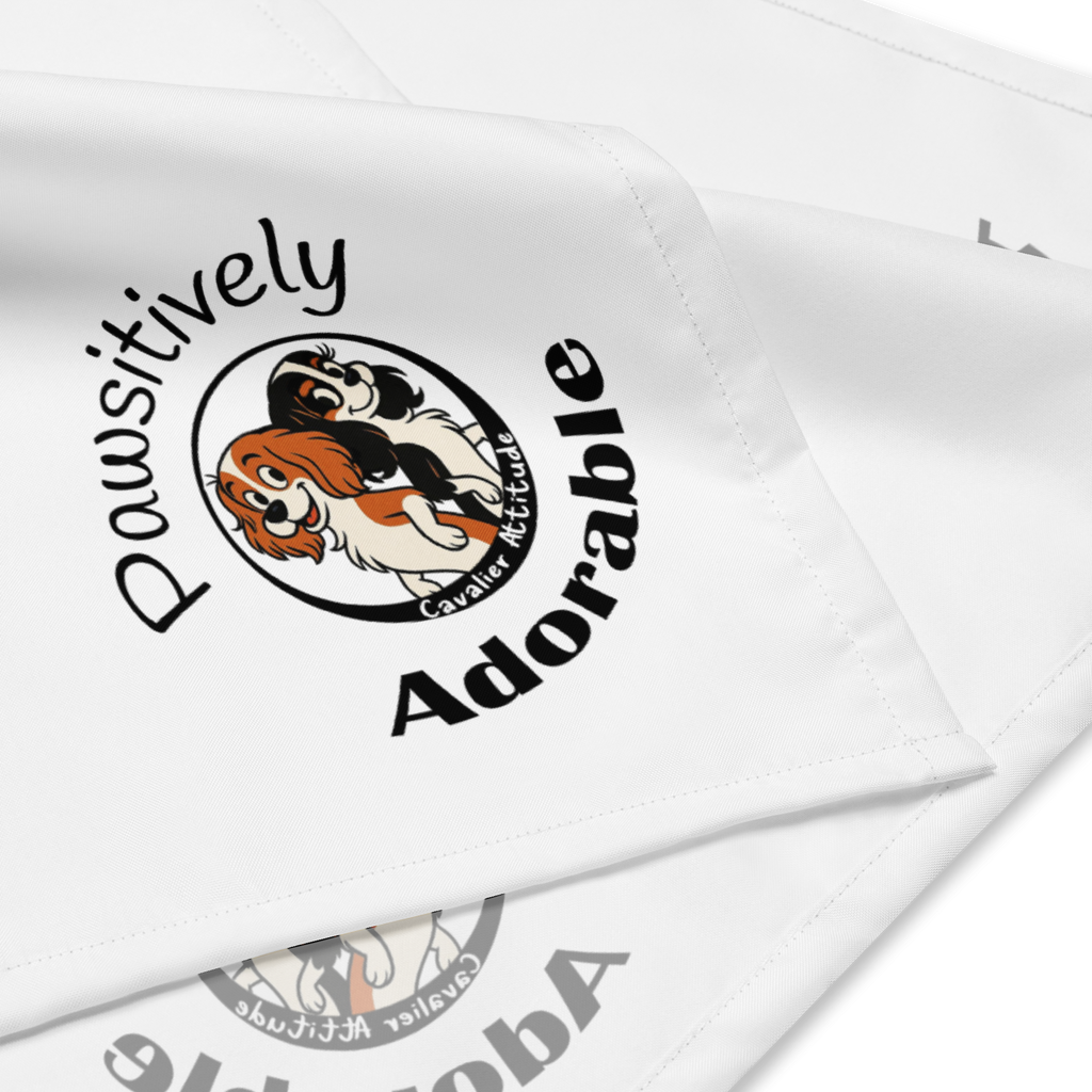 Pawsitively Adorable All-over print bandana